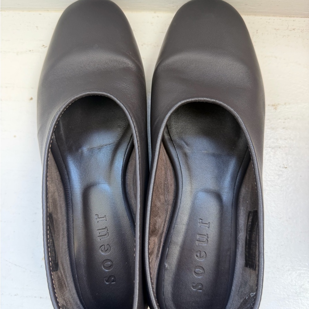 Soeur black flats